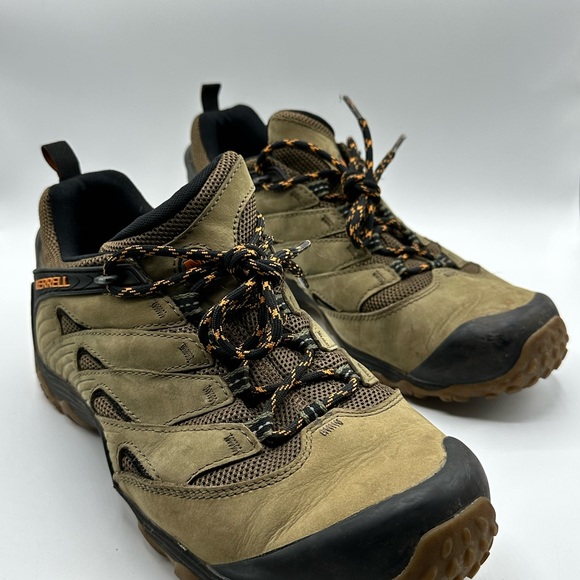 Mens Merrell Hiking Shoes Vibram Flexplate Dusty Olive Size 11.5 - Picture 8 of 11